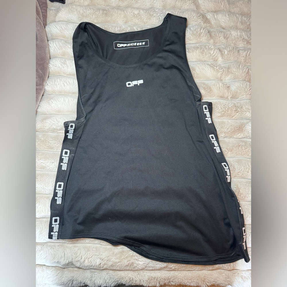 Off-White Black Tank Top size L